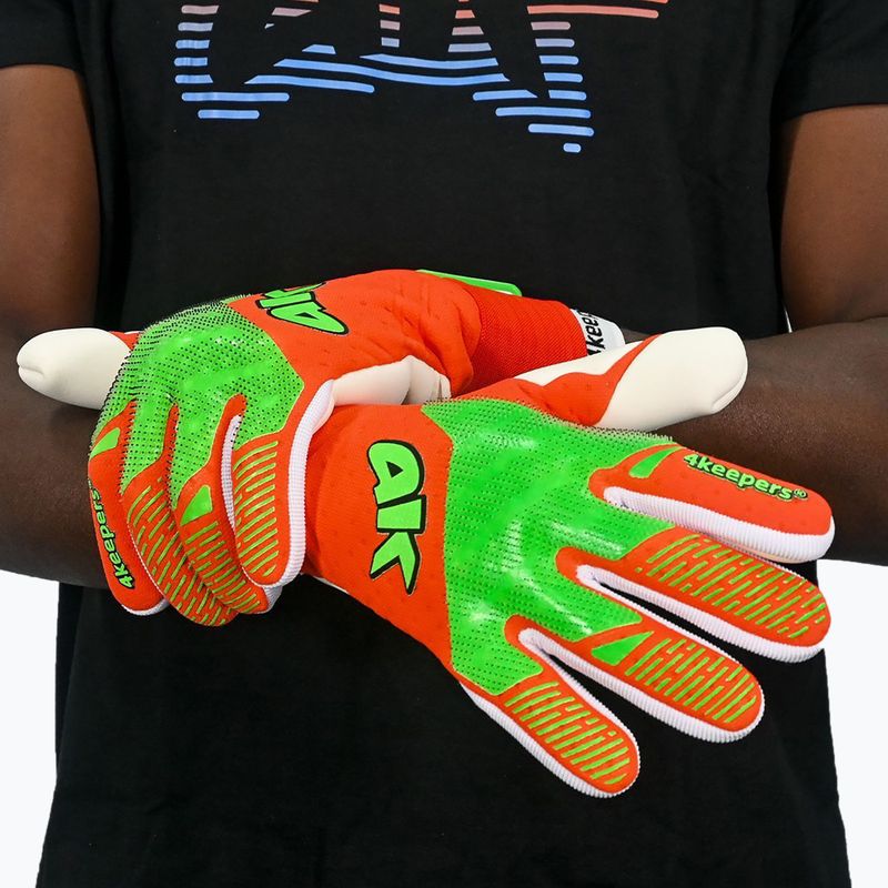 4keepers Elite Inferno NC goalkeeper gloves orange 9