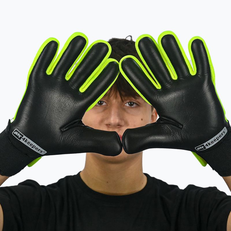 Children's goalkeeper gloves 4keepers Elite Venom NC Jr celadon 8