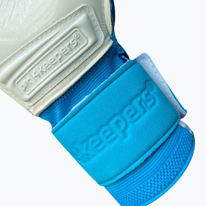 4keepers Force V1.25 FURY RF2G Jr children's goalkeeper gloves blue 5