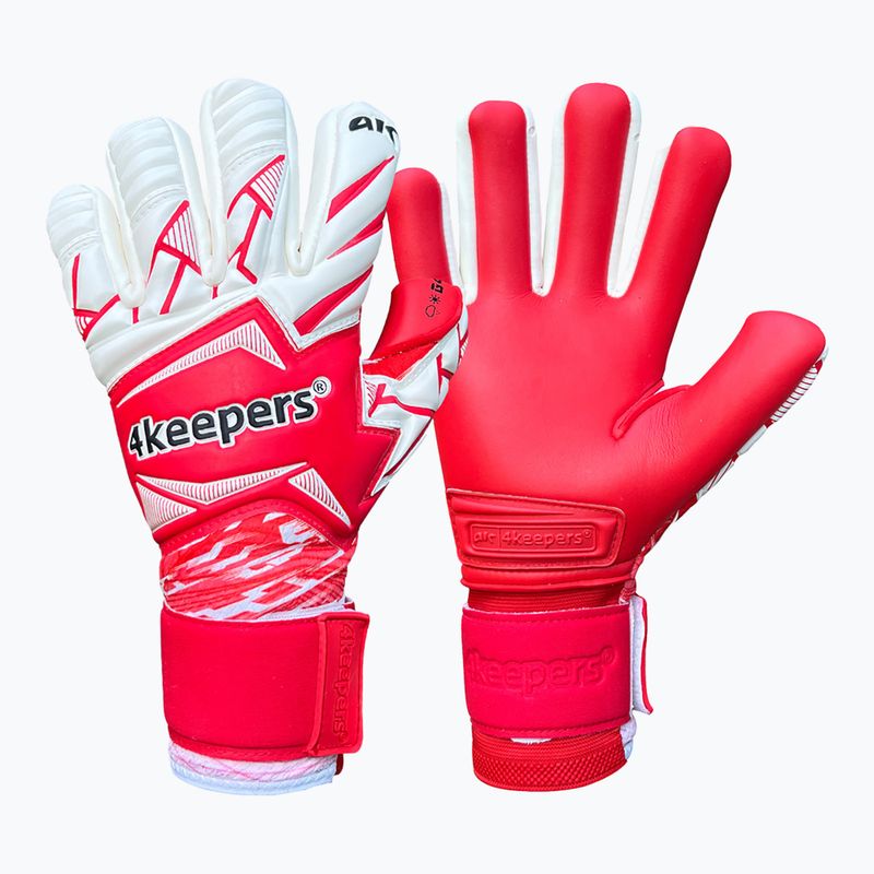 4keepers Force V4.25 HNC goalkeeper gloves red