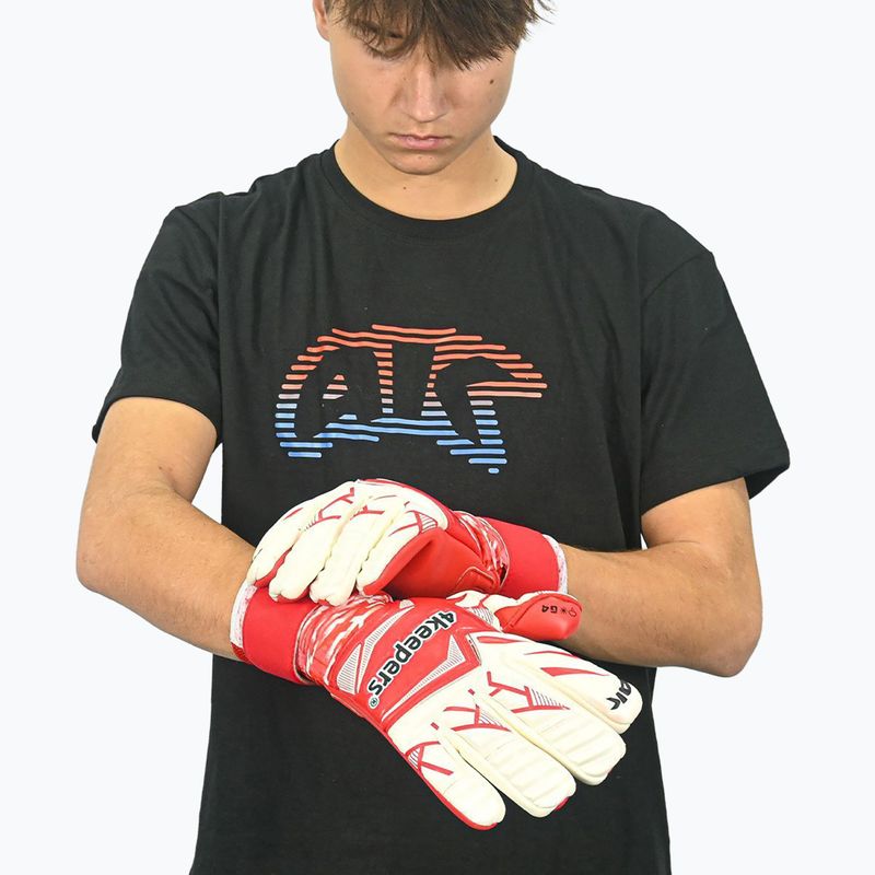 4keepers Force V4.25 HNC goalkeeper gloves red 8