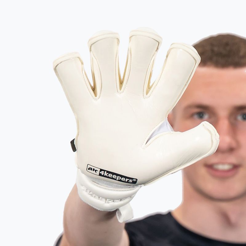 Goalkeeper gloves 4keepers Champ Aq Contact VII HB white 7