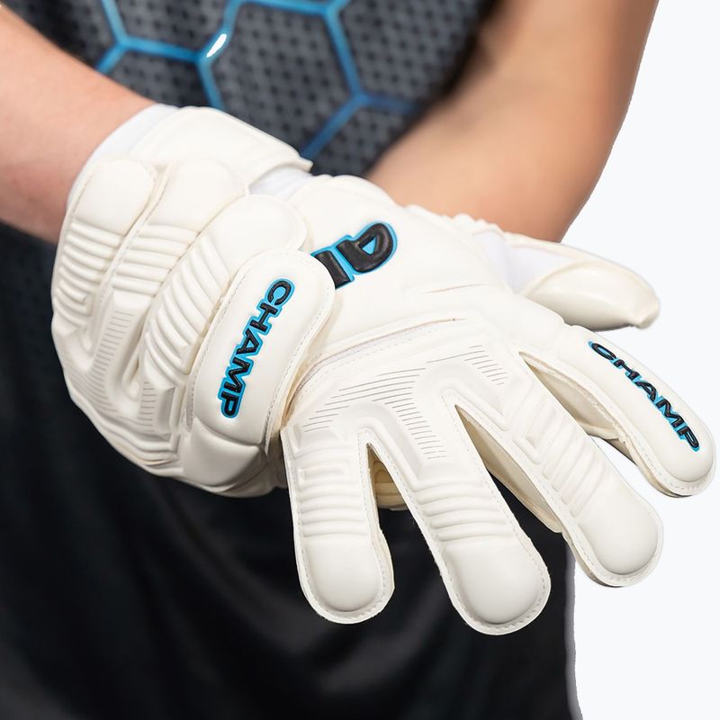 Goalkeeper gloves 4keepers Champ Aq Contact VII HB white 8