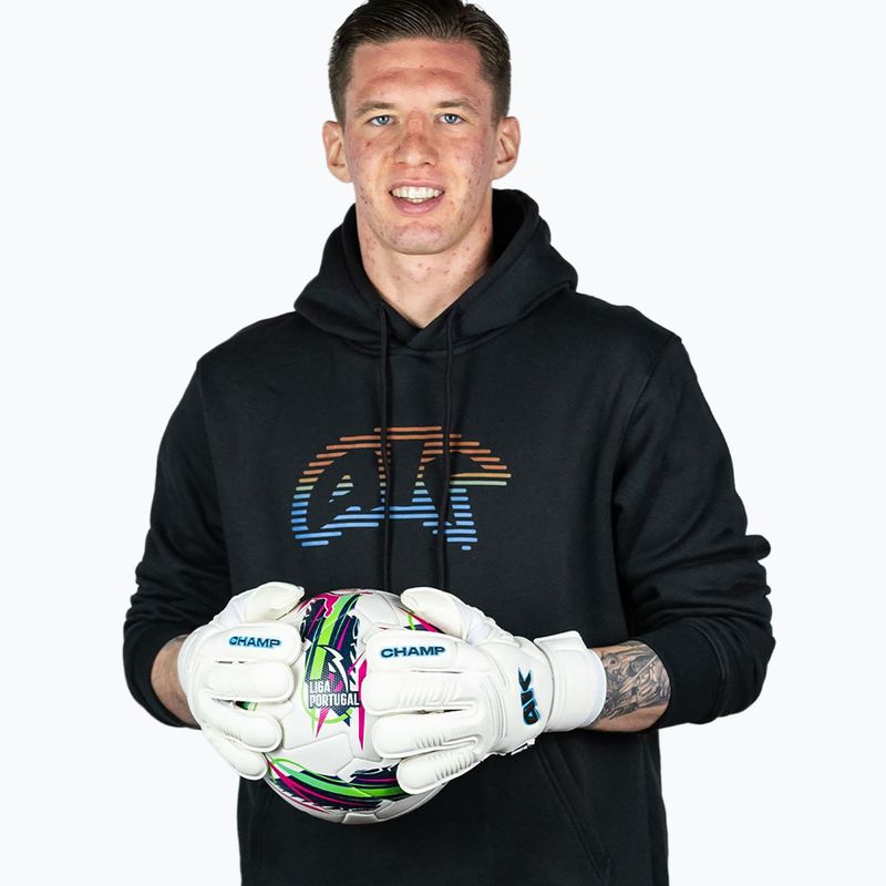 Goalkeeper gloves 4keepers Champ Aq Contact VII RF2G white 7