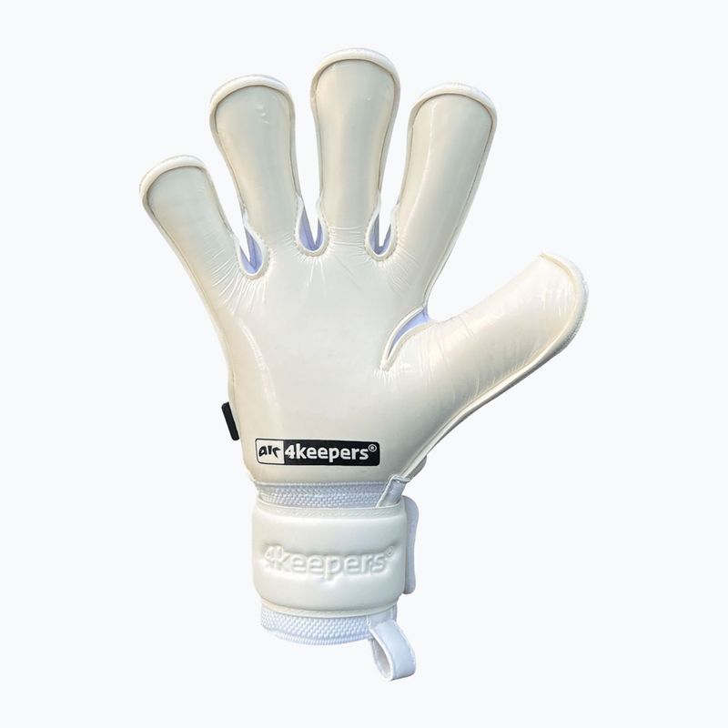 Children's goalkeeper gloves 4keepers Champ Aq Contact VII RF2G Jr white 3