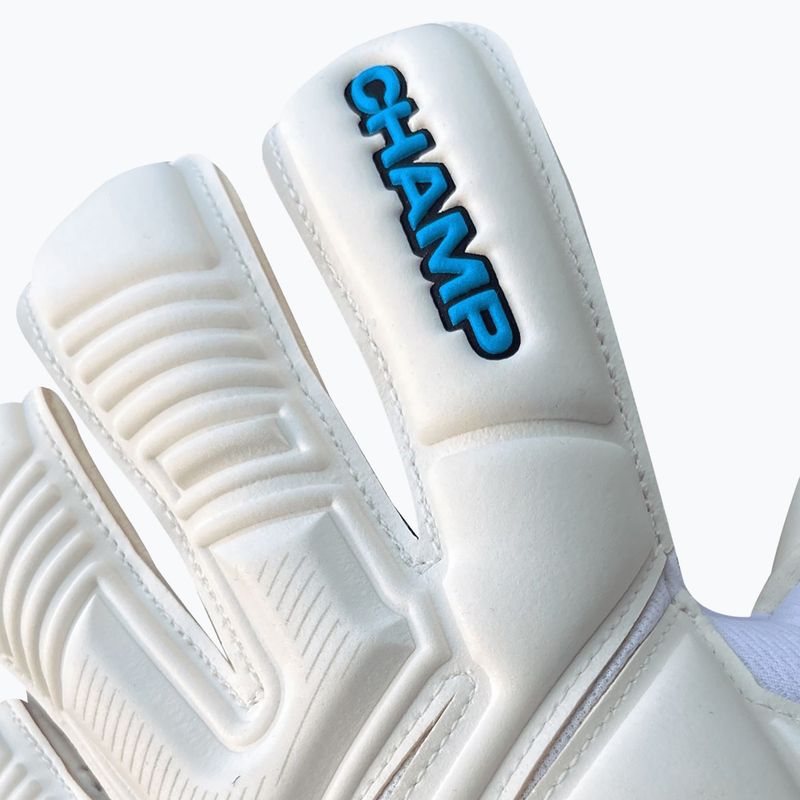 Goalkeeper gloves 4keepers Champ Aqua VII RF2G white 4