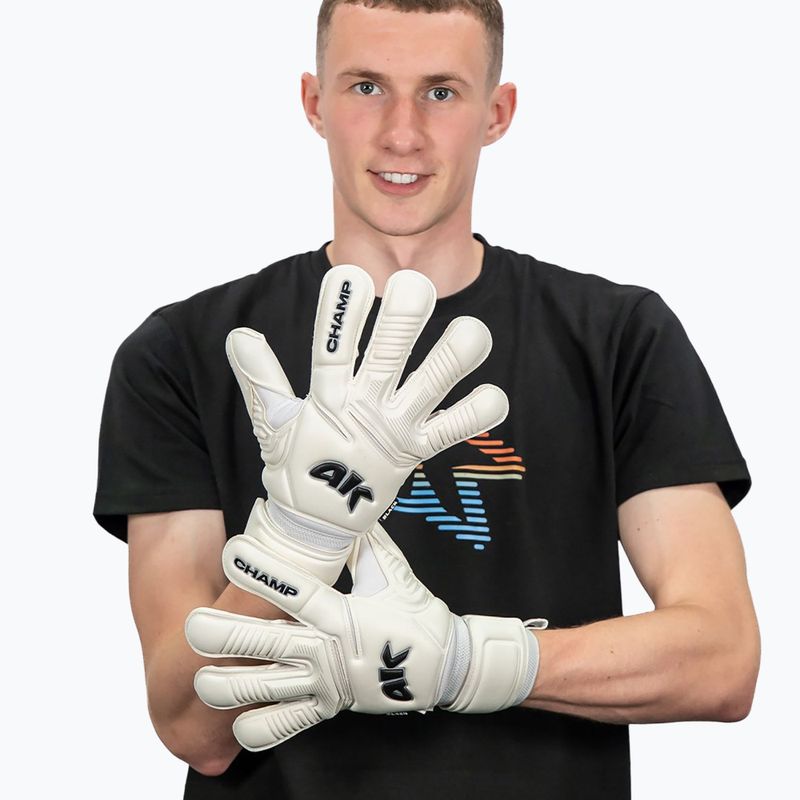 Goalkeeper gloves 4keepers Champ Black VII RF2G white 6