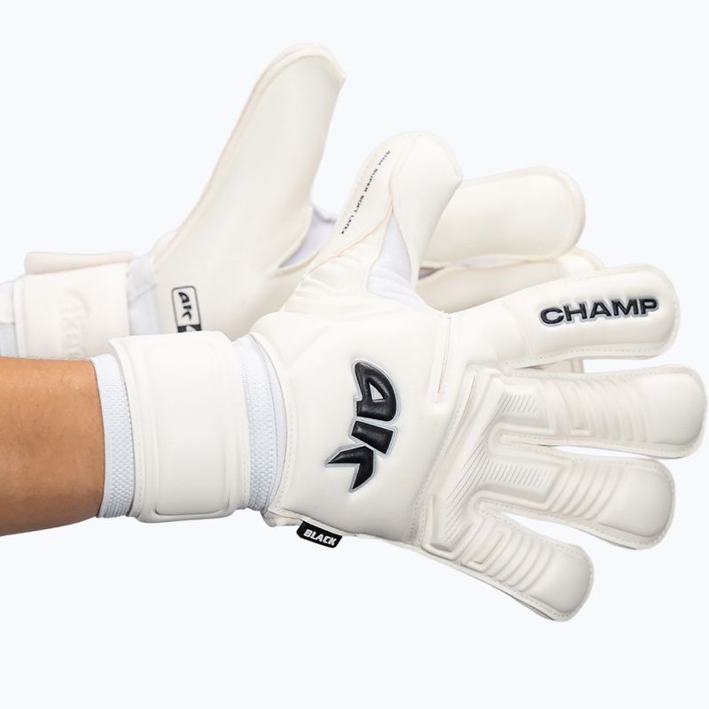 Goalkeeper gloves 4keepers Champ Black VII RF2G white 9