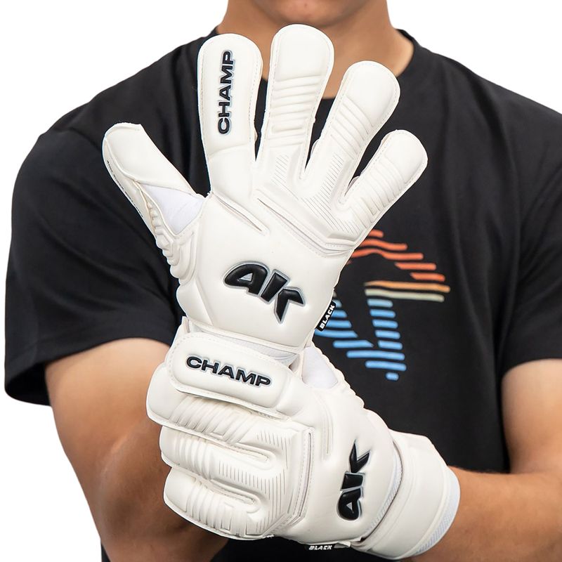 Children's goalkeeper gloves 4keepers Champ VII RF2G Jr black/white 8