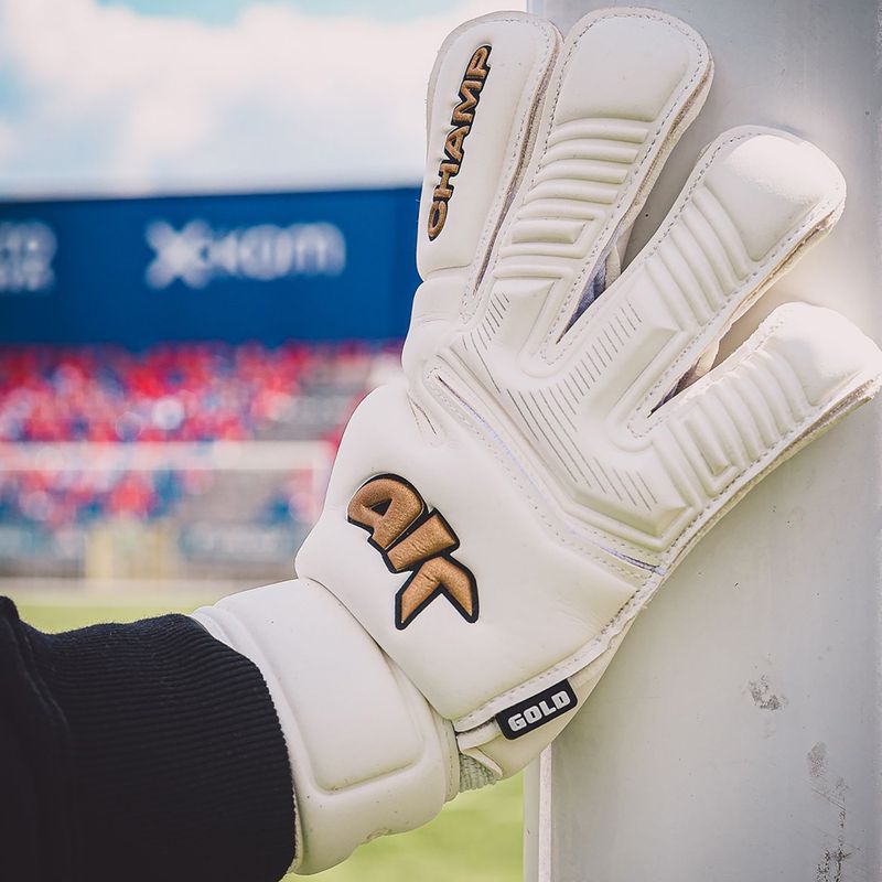 Goalkeeper gloves 4keepers Champ Gold VII RF2G white 11