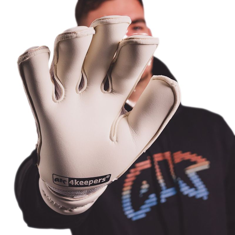 Children's goalkeeper gloves 4keepers Champ VII RF2G Jr white 8