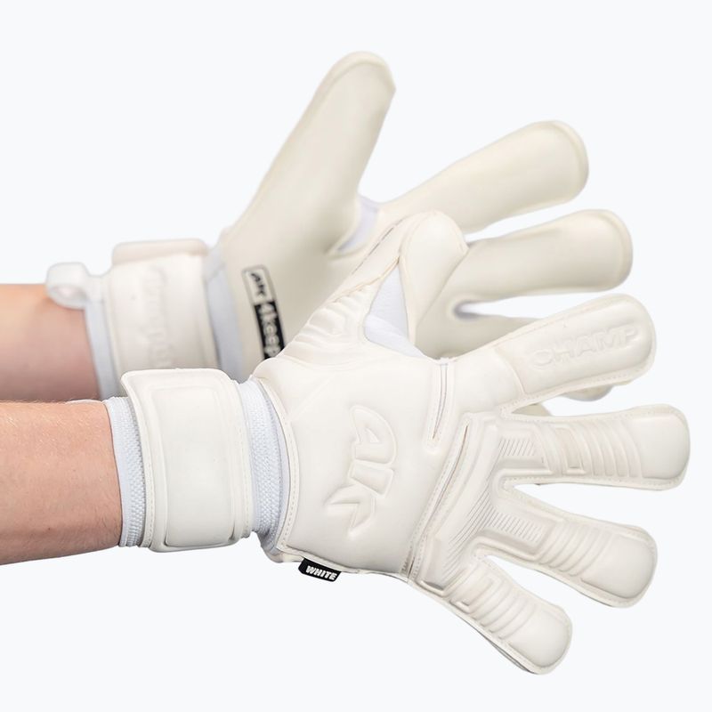 Goalkeeper gloves 4keepers Champ Gold White VII RF2G white 9