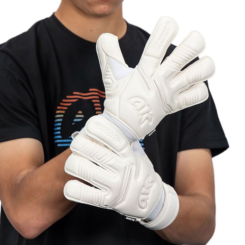 Children's goalkeeper gloves 4keepers Champ VII RF2G Jr gold/white 8