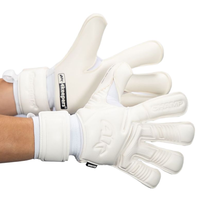 Children's goalkeeper gloves 4keepers Champ VII RF2G Jr gold/white 10