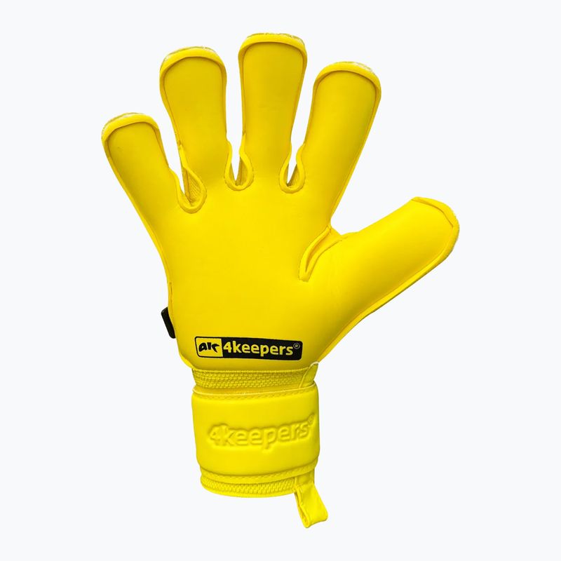 Children's goalkeeper gloves 4keepers Champ Colour Yellow VII RF2G Jr yellow 3