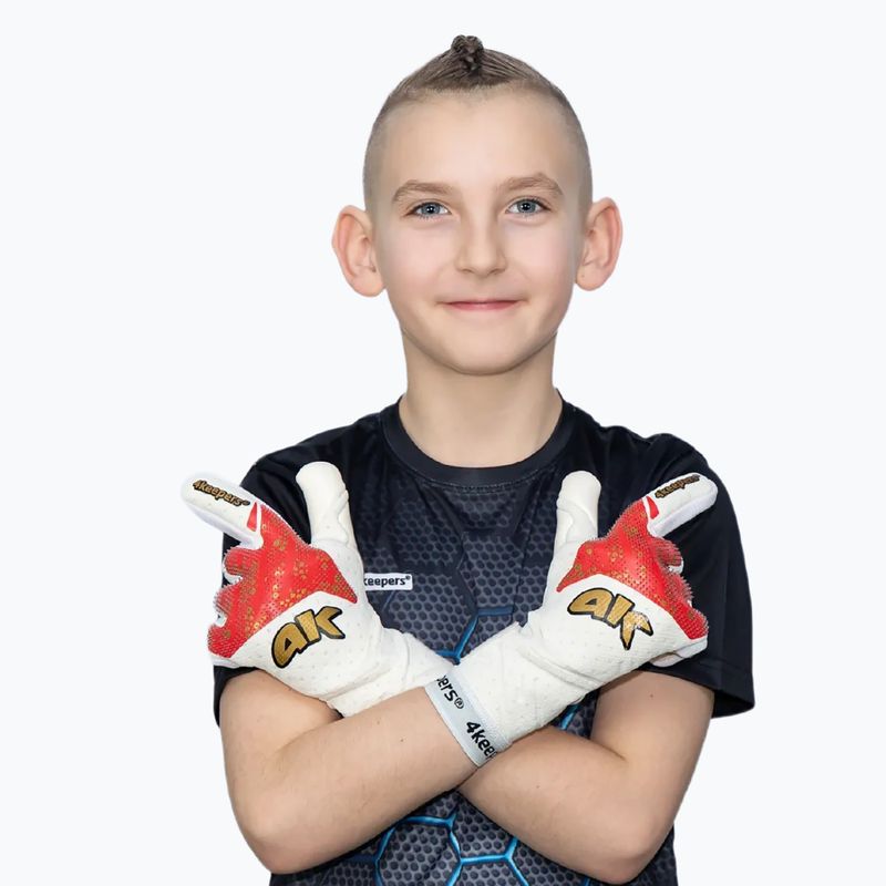 Children's goalkeeper gloves 4keepers Elite IGNIS NC Jr 8