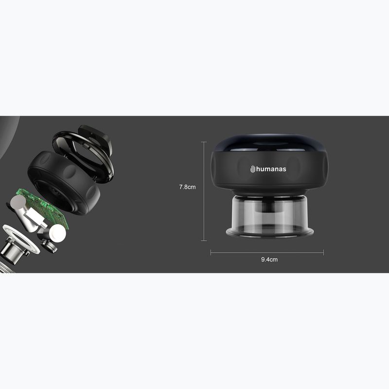Cupping cup Humanas BB01 black 7