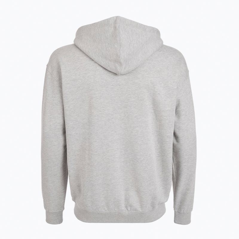 Men's sweatshirt PROSTO Hoodie Logo Zip gray 2