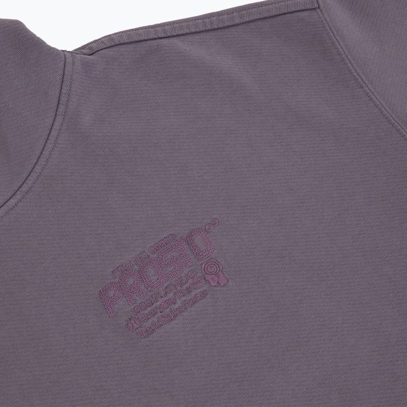 Men's sweatshirt PROSTO Flathead Hoodie washed lavender 3