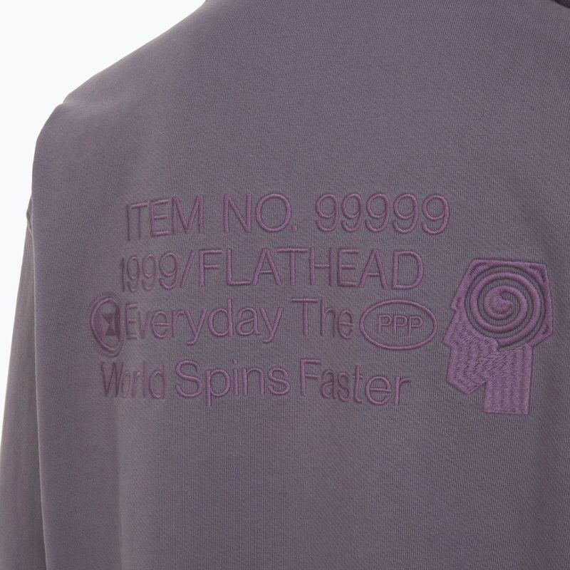 Men's sweatshirt PROSTO Flathead Hoodie washed lavender 4