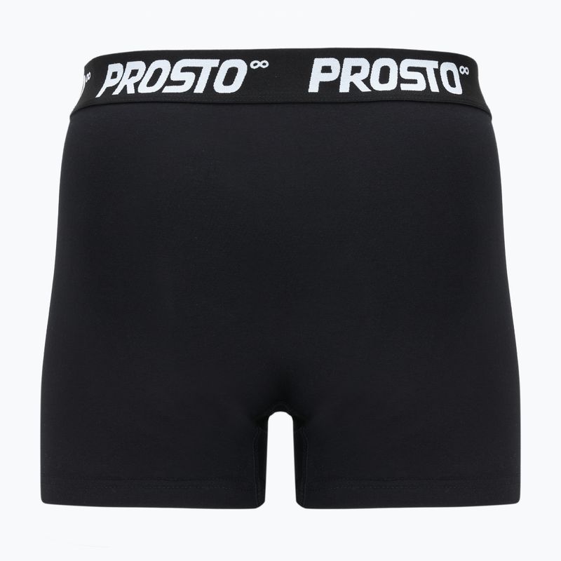 Men's boxers PROSTO KL252MACC 3 pairs black 2