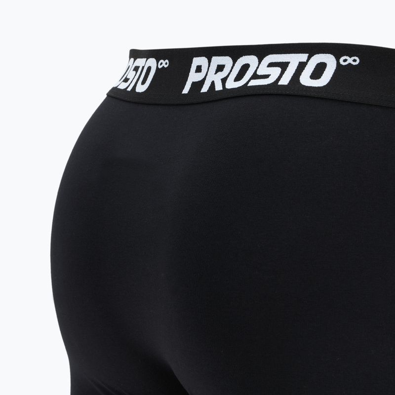Men's boxers PROSTO KL252MACC 3 pairs black 3
