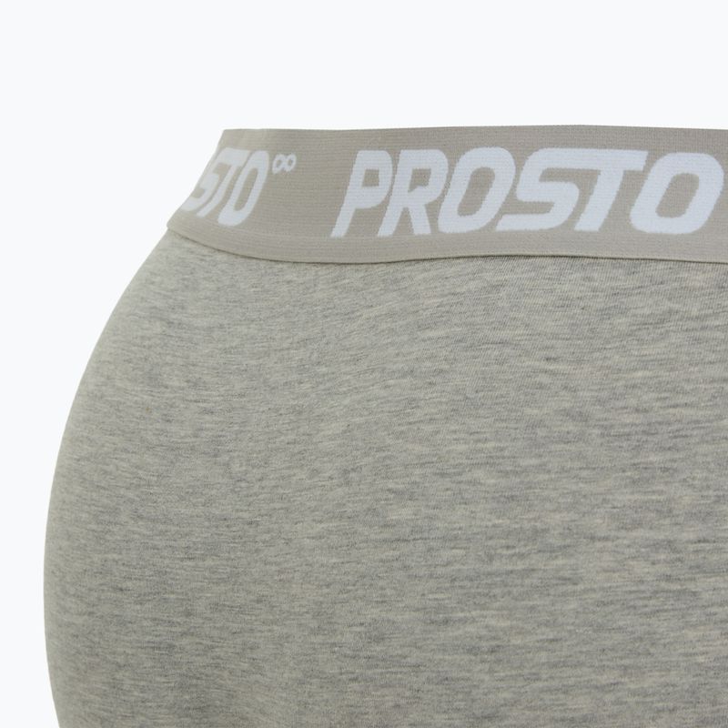Men's boxers PROSTO KL252MACC 3 pairs gray 4