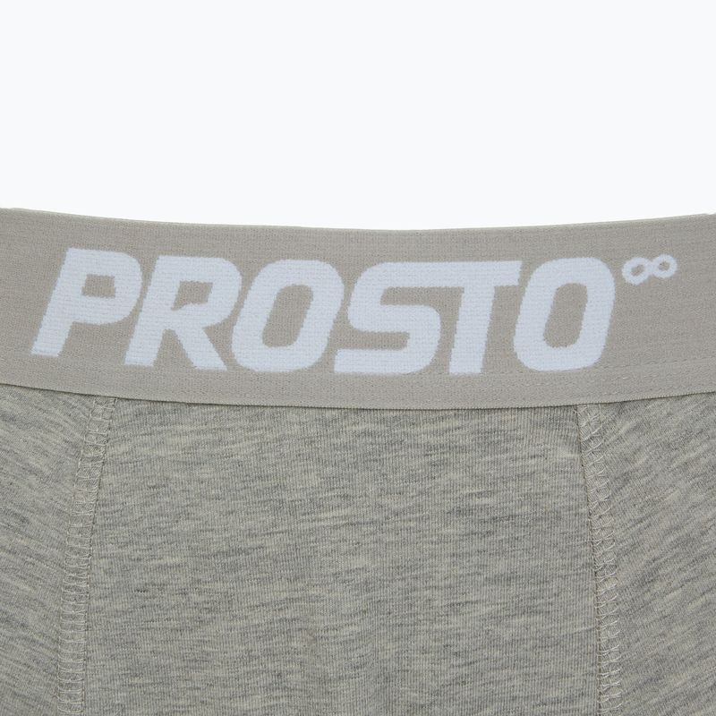Men's boxers PROSTO KL252MACC 3 pairs gray 5