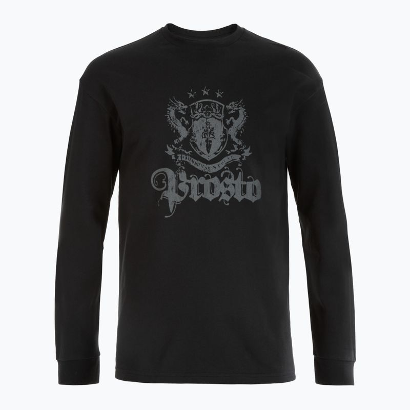 Men's longsleeve PROSTO Crest black