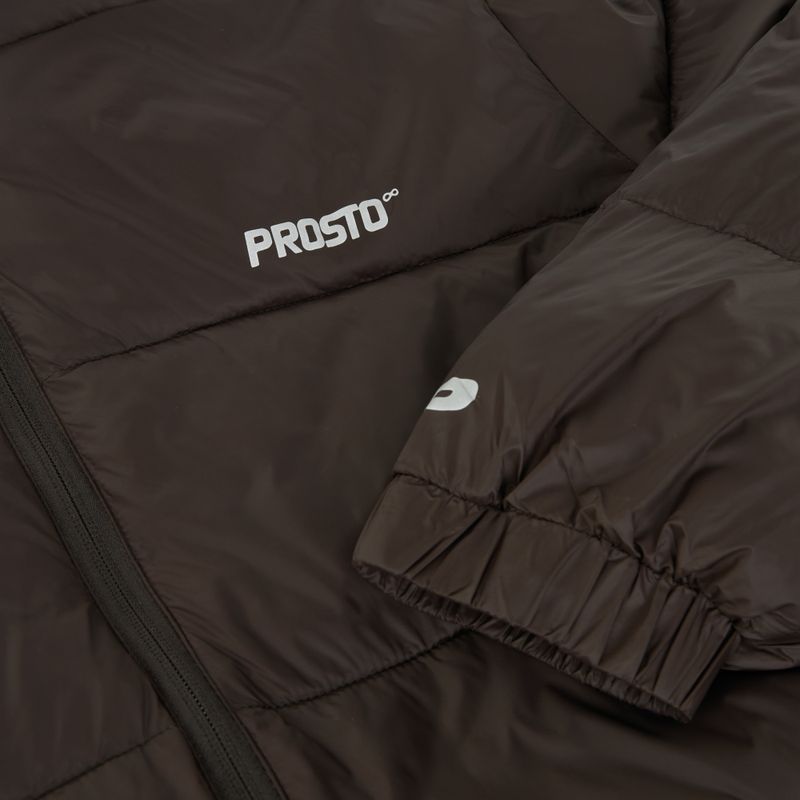 Men's winter jacket PROST Puffer dark brown 4
