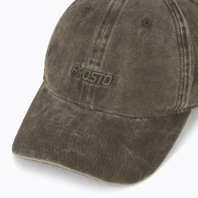 Baseball cap PROSTO Infinity washed brown 3