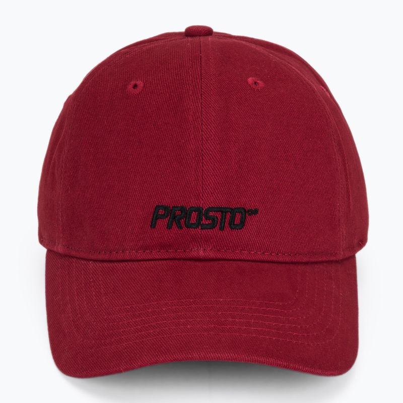 Baseball cap PROSTO Infinity maroon 2