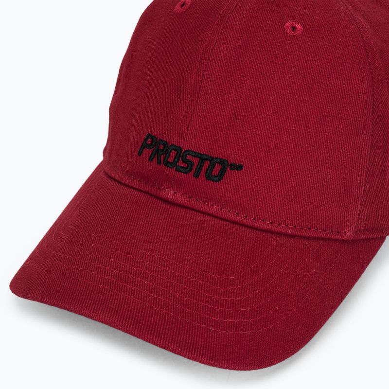 Baseball cap PROSTO Infinity maroon 3