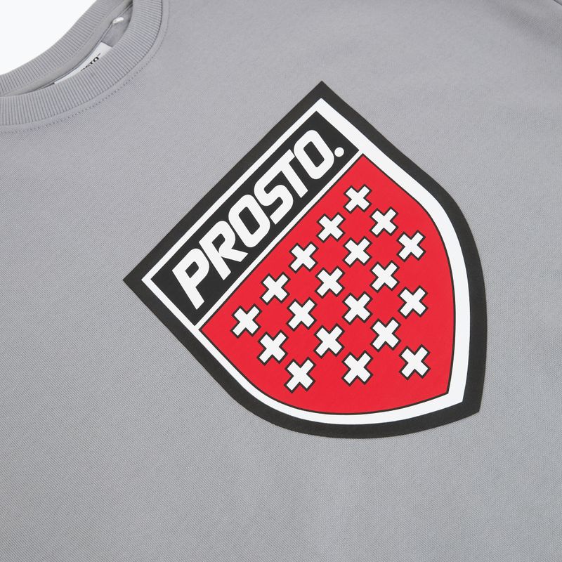 Men's sweatshirt PROSTO Big Shield Crewneck gray 3