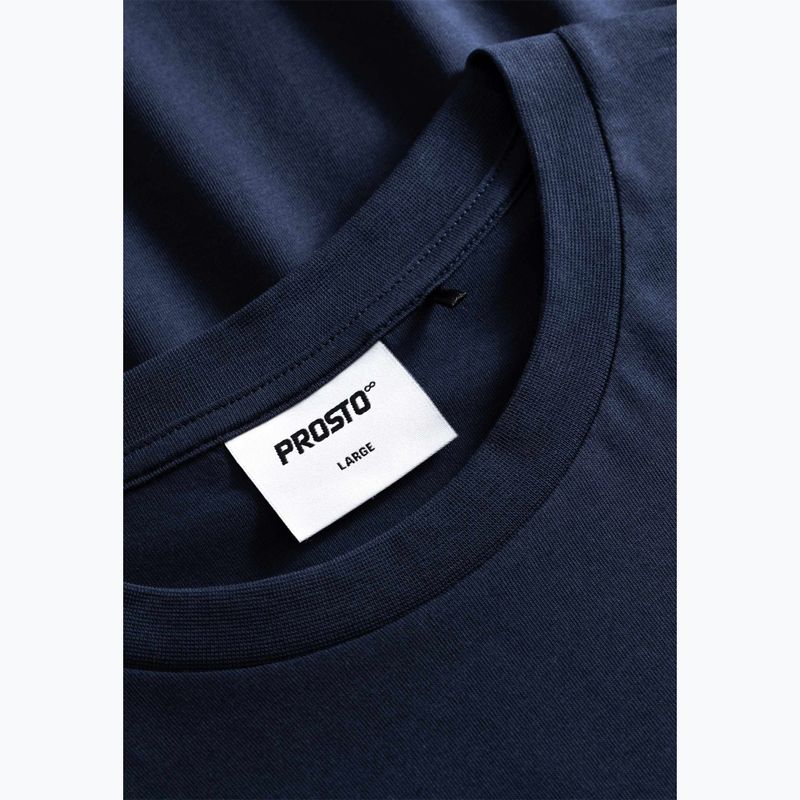 Men's T-shirt PROSTO Big Log navy blue 4