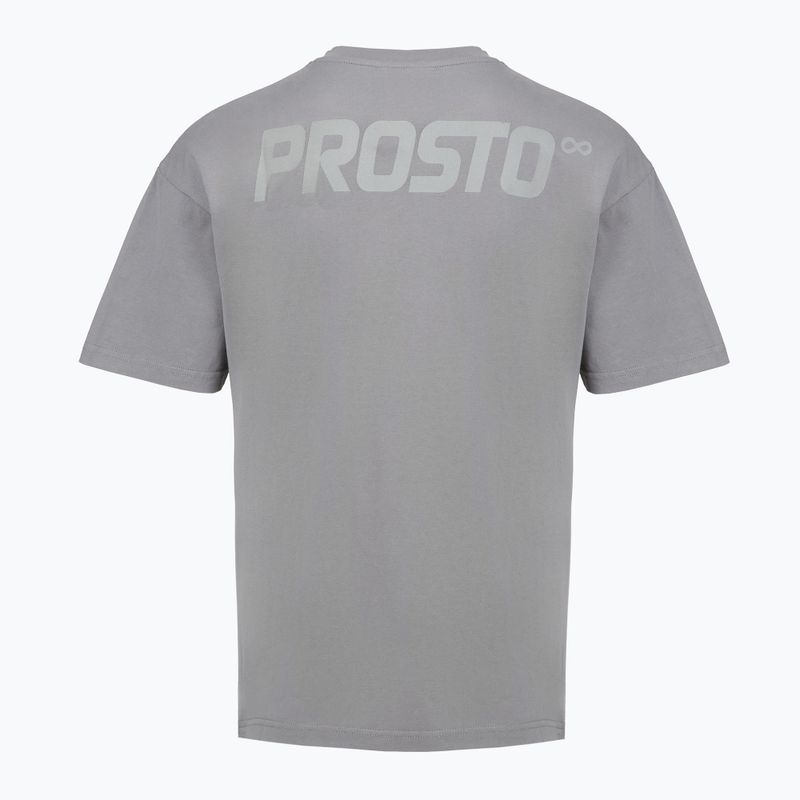 Men's T-shirt PROSTO Big Log Infinity gray 2