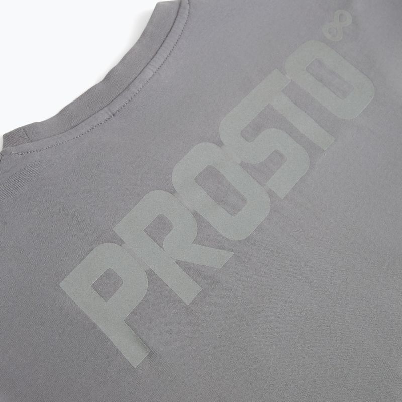 Men's T-shirt PROSTO Big Log Infinity gray 4