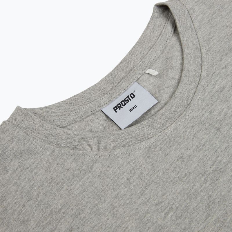Men's T-shirt PROSTO Big Log grey/melange 3