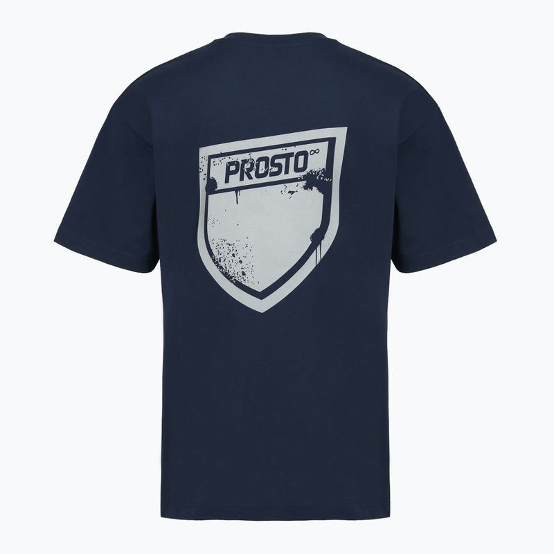 Men's T-shirt PROSTO Splash Shield navy blue 2