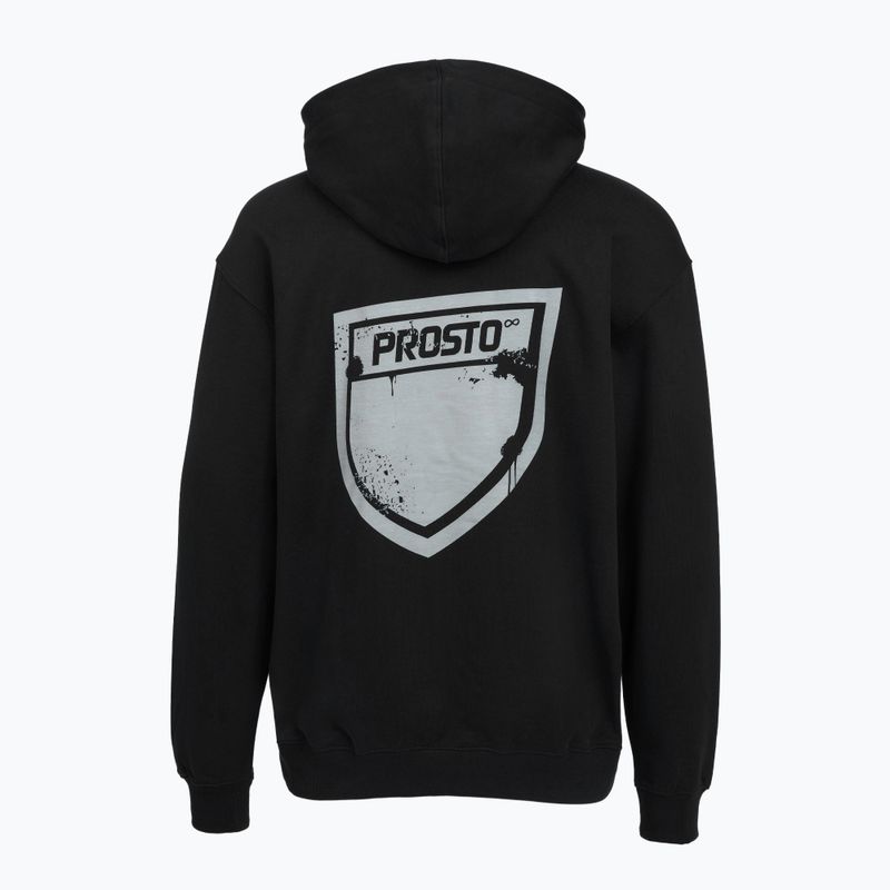 Men's sweatshirt PROSTO Hoodie Splash Shield black 2