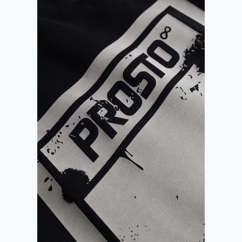 Men's sweatshirt PROSTO Hoodie Splash Shield black 3