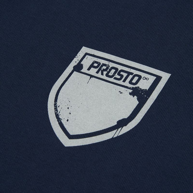 Men's sweatshirt PROSTO Hoodie Splash Shield navy blue 3