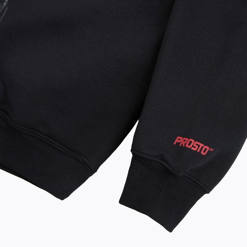 Men's sweatshirt PROSTO Hoodie Bark black 4