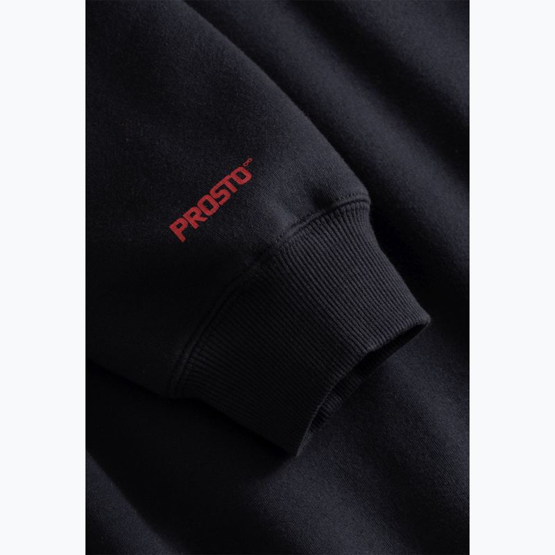 Men's sweatshirt PROSTO Hoodie Bark black 4