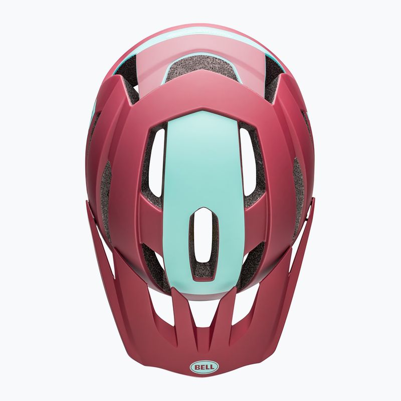 Bell 4Forty Air Integrated MIPS matte brick/red ocean bike helmet 4