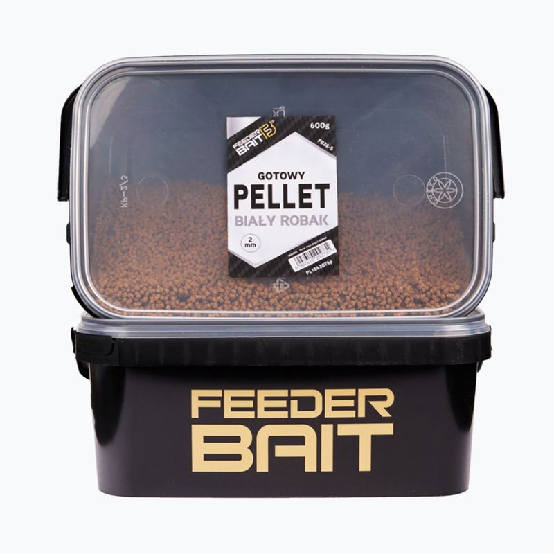 Feeder Bait pellets White Worm Ready 2 mm 600 g FB28-5