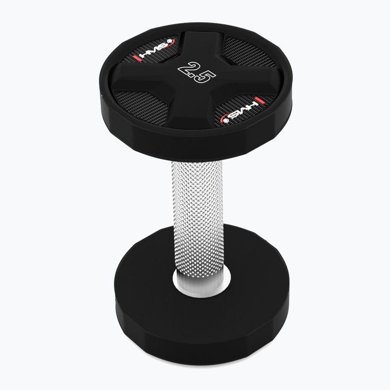 HMS HPC dumbbell 1 pcs. 2.5 kg black 3