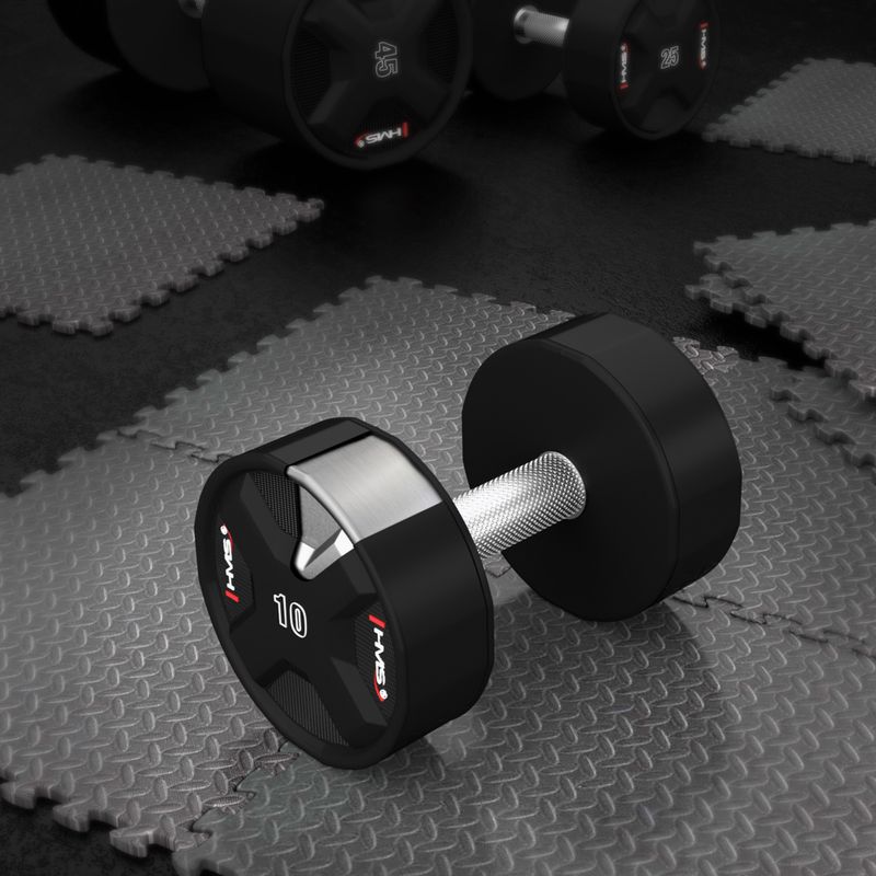 HMS HPC dumbbell 1 pcs. 10 kg black 5
