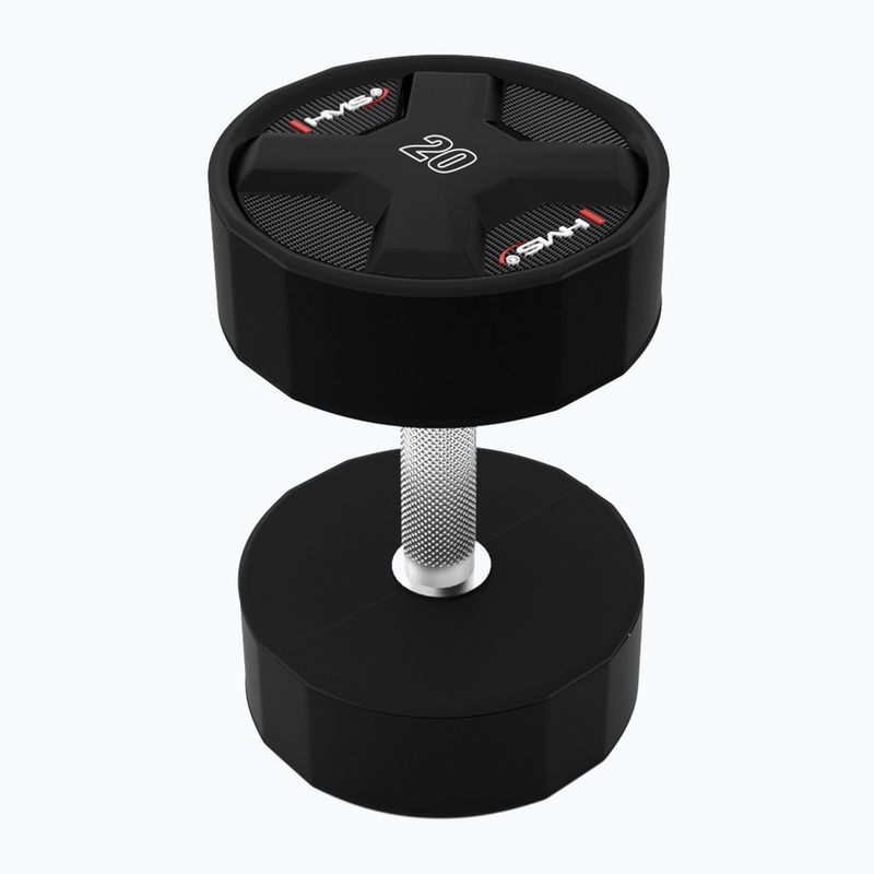 HMS HPC dumbbell 1 pcs. 20 kg black 3