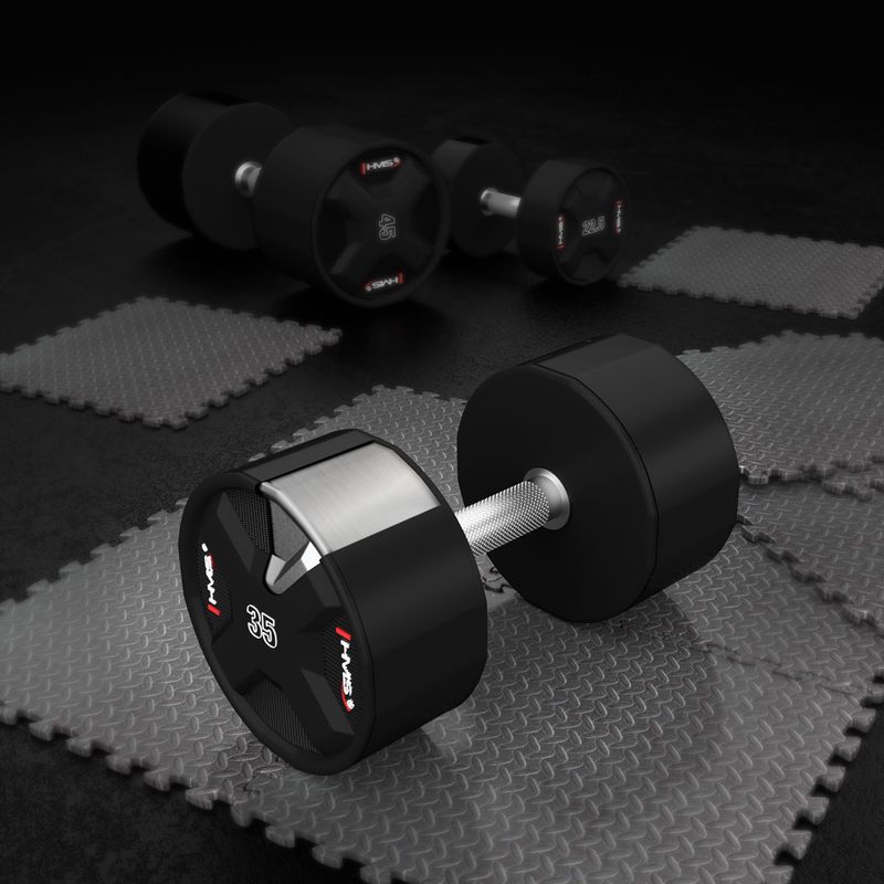 HMS HPC dumbbell 1 pcs. 30 kg black 5